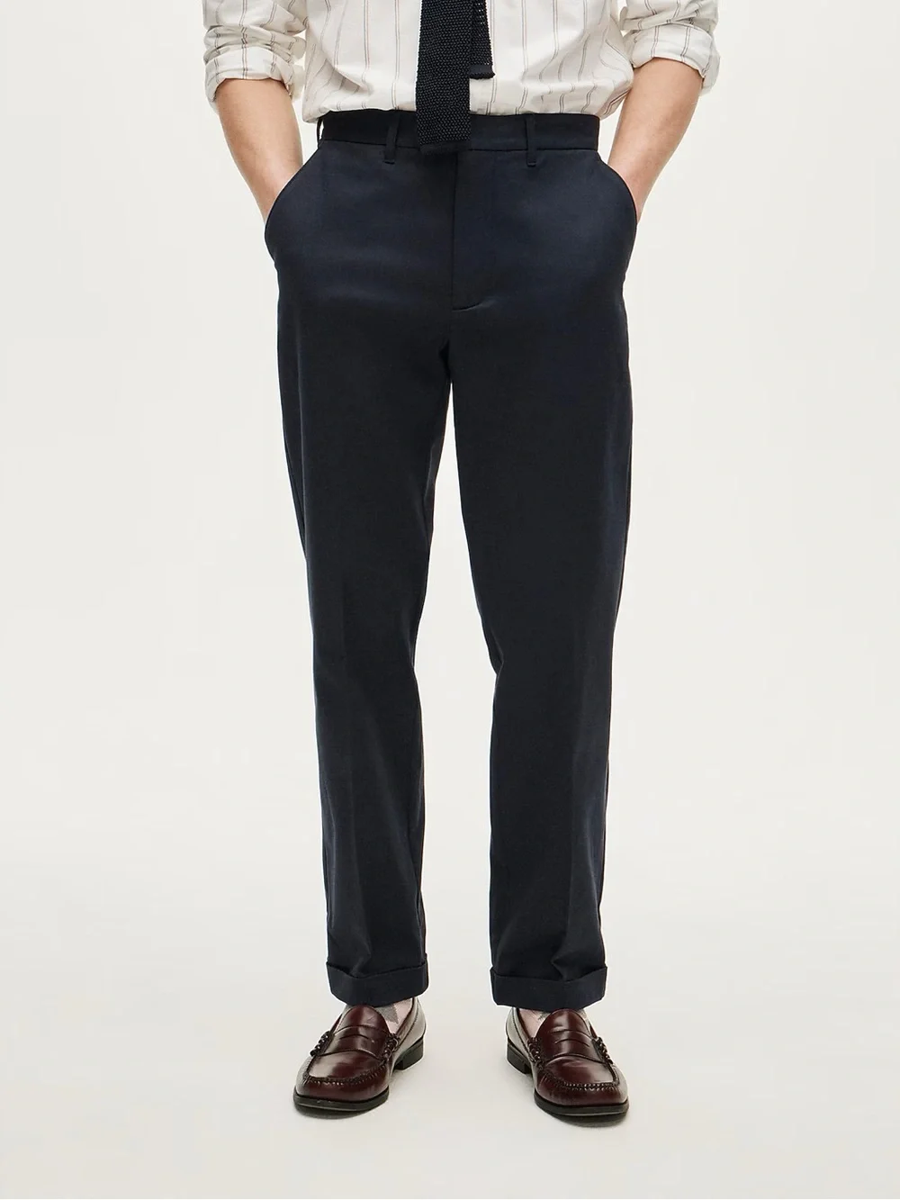 J. CREW Mercer Classic-fit trouser in Italian stretch twill Navy Size 33 CQ945